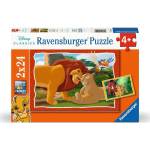 Ravensburger - Puzzle 2x24 Disney: Lion King - 1 - 39 piese
