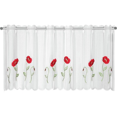 Sehlbach Бяла завеса 155x45 cm Poppies - Sehlbach (160074-5085)