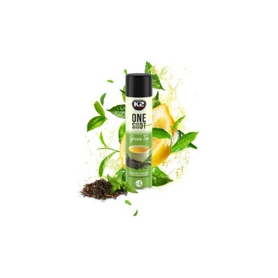 K2 One Shot Osvěžovač vzduchu ve spreji Sandalwood 600 ml . ZELENÝ ČAJ