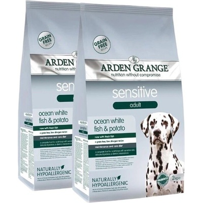Arden Grange Sensitive Adult Ocean White Fish and Potato 2 x 12 kg