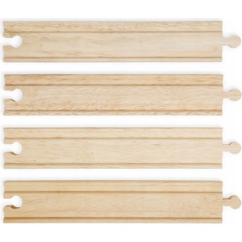 Bigjigs Rail Dlhé kruhové koľaje 17cm 4ks