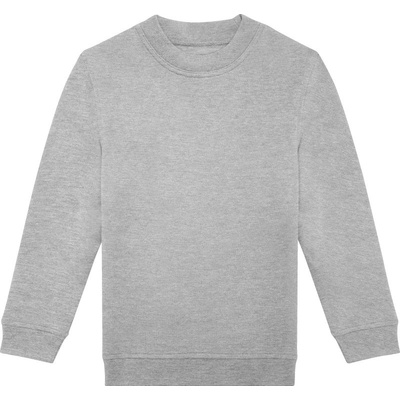 B&C dětská mikina Crew ID.332 světle šedá