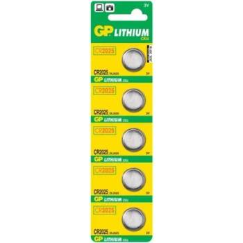 GP Batteries Бутонна клетка cr2025 литиева 3v 5бр gpcr2025-bl5 (gpcr2025-bl5)