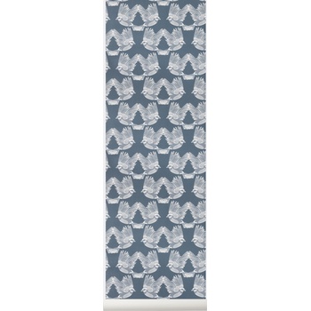 Ferm Living Тапет Birds тъмнозелен (183)