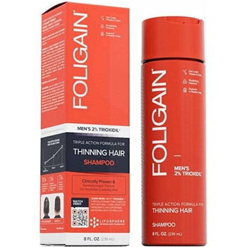 Foligain Triple Action Men's Shampoo Šampón proti padaniu vlasov 236 ml