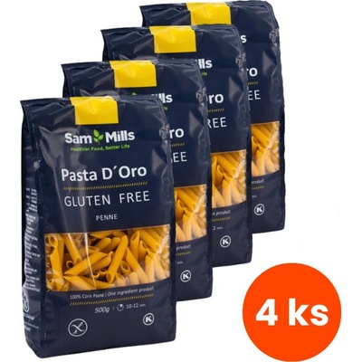 Sam Mills Kukuřičné těstoviny penne 4 x 0,5 kg