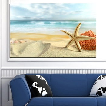 Vivid Home Декоративни панели Vivid Home от 1 част, Море, PVC, 100x65 см, №0134