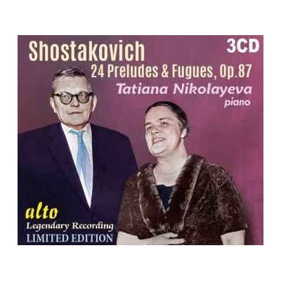 3 Tatiana Nikolayeva - Dmitri Shostakovich (1906-75) 24 Preludes & Fugues, Op.87 CD