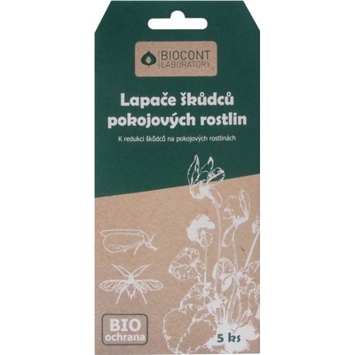 AgroBio Biocont - lapače škůdců pokojových rostlin 5 ks