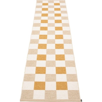Pappelina Пътека за открито и закрито в цвят жълта охра и бежова 70x300 cm Pix Vanilla Ochre - Pappelina (PI6E730)