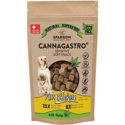 SPARROW Dog CannaGastro® Snacks Chicken 200 g