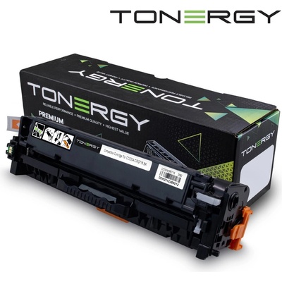 Compatible Тонер касета за HP Color LaserJet CM 2300 Series/2320 Series/CP 2000 Series/2020 Series/400 Series, Canon i-SENSYS LBP-7200 Series/LBP-7600 Series/MF 720 Series - Black - CC530A/CRG-718 - Tonergy - Неоригинална, заб. : 3500 брой копия, с чип