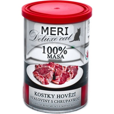 Sokol Falco Cat Meri deluxe kostky hovězí svaloviny s chrupavkou 6 x 400 g