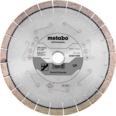 Metabo Diamantový řezný kotouč 230 x 22,23 mm 628577000