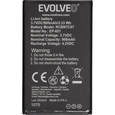 EVOLVEO EP-651-BAT