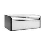 Brabantia Кутия за хляб Brabantia Fall Front - Matt Steel Fingerprint Proof (107852) - technomani