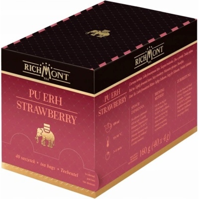 Richmont Čaj Pu-Erh Strawberry 40 sáčků