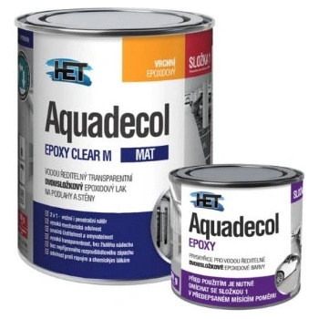 HET Aquadecol Epoxy Clear M 3,25 kg lak + 0,75 kg tvrdidlo