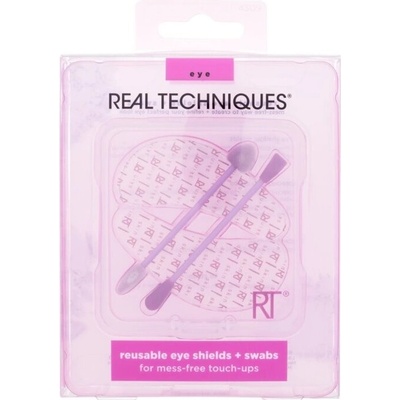 Real Techniques Reusable Eye Shields + Swabs sada na oči