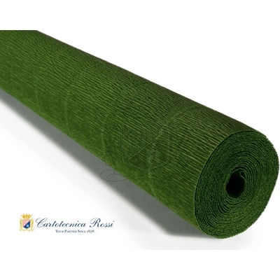 Italský krepový papír Cartotecnica Rossi 140g (50 x 250cm) - listově zelená 991 – Zboží Mobilmania