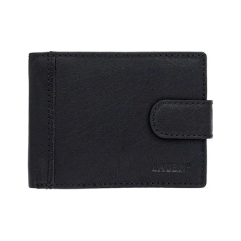 Lagen pánska kožená peňaženka Black 8575