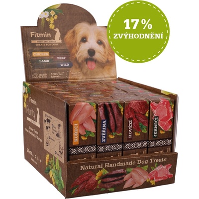 Fitmin Purity Snax Stripes pochúťka pre psov box 24x 35 g