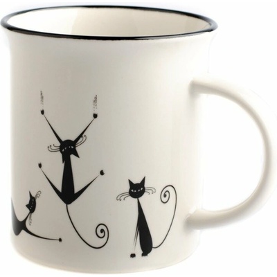 Nero Porcelánový hrnček Dakls Cats 310 ml