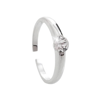 JSB prsten čirý se Swarovski Elements šaton Krystal 15023