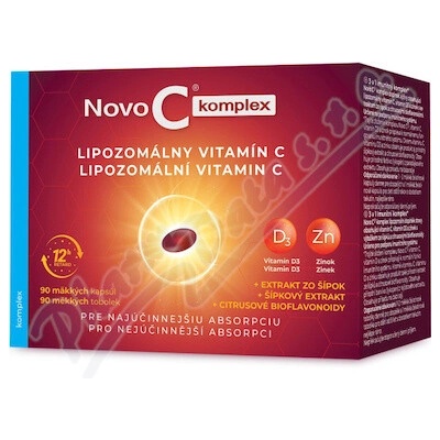 Novo C komplex Lipozomálny vitamín C mäkké 90 kapsúl