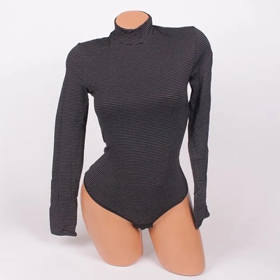 Раирано черно боди поло