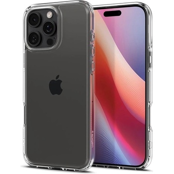 Spigen iPhone 16 Pro SPIGEN CRYSTAL HYBRID Силиконов удароустойчив протектор за телефон, пластмасов панел, TRANSFER ACS08161 (ACS08161)