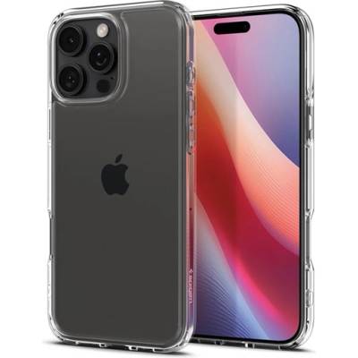 Spigen iPhone 16 Pro SPIGEN CRYSTAL HYBRID Силиконов удароустойчив протектор за телефон, пластмасов панел, TRANSFER ACS08161 (ACS08161)