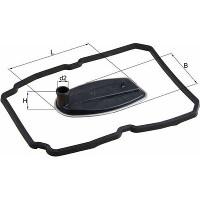 Hydraulický filter automatickej prevodovky MAHLE ORIGINAL HX 81D (HX81D)