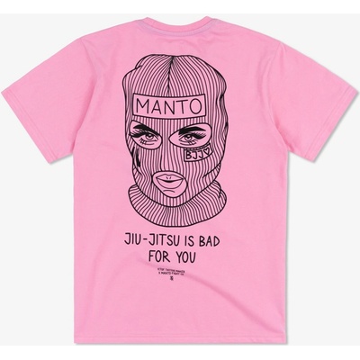 Pánské triko Manto x KTOF BALACLAVA růžové