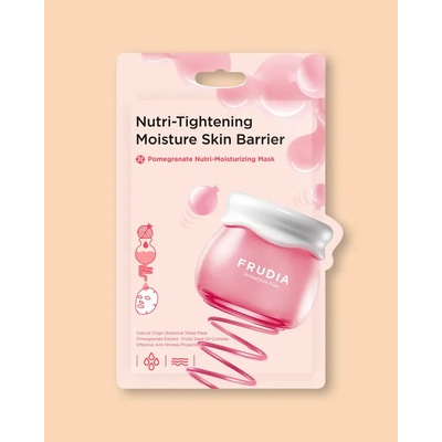 Frudia Pleťová maska proti starnutiu s extraktom z granátového jablka Pomegranate Nutri-Moisturizing Mask - 20 ml / 1 ks