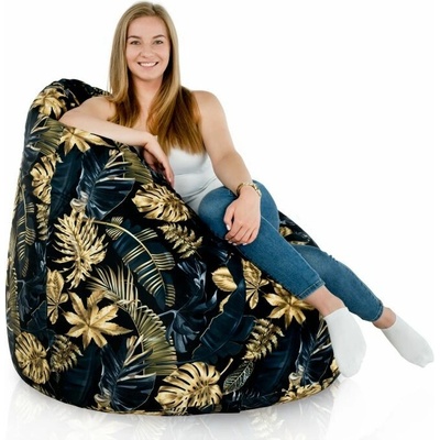 Intermedic SK sedací vak BAG Sako Design Golden Leaves XXL