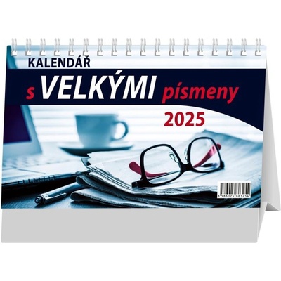 s velkými písmeny stolní 2025