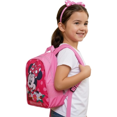 Setino Dětský batoh MINNIE MOUSE růžový 30 cm