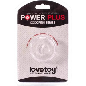 Lovetoy Power Plus Cockring Transparent