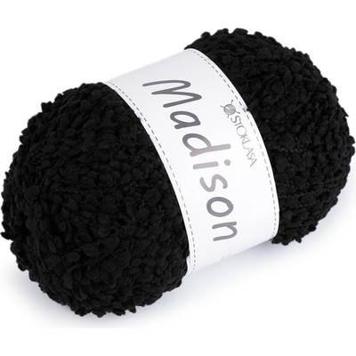 Pletací příze nopková Madison 100 g - 7 černá