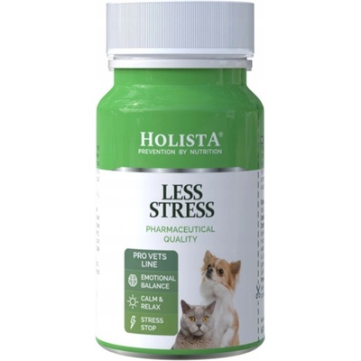 Holista Less stress doplňky stravy pro psy a kočky 60 tablet
