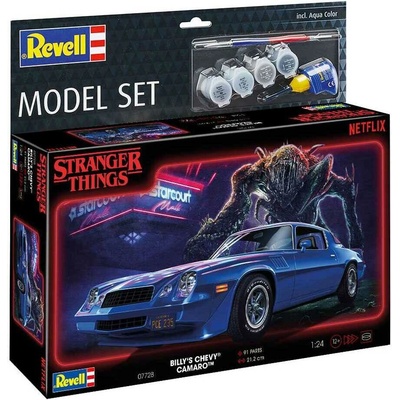 REVELL ModelSet STRANGER THINGS auto 67728 Chevy Camaro Z/28 1:24