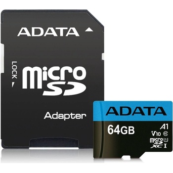 ADATA SDXC 64GB UHS-I U1 AUSDX64GUICL10A1-RA1