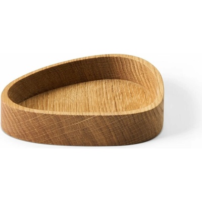 Lind Dna dekoratívny drevený úložný box v prírodnej farbe 14 x 12,5 x 3 cm Curve S