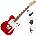 Squier Affinity Series Telecaster FMT SH LRL Basic SET Crimson Red Transparent Електрическа китара