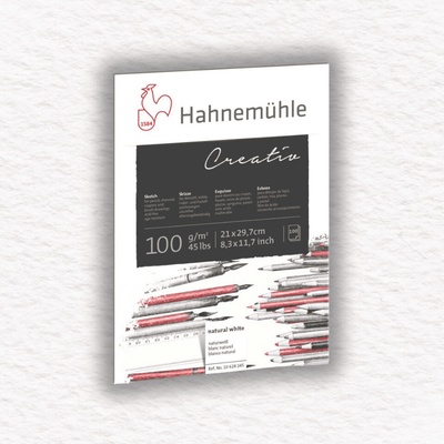 Hahnemühle skicár CREATIV LEPENÁ VÄZBA 100 gsm 100 listov A4