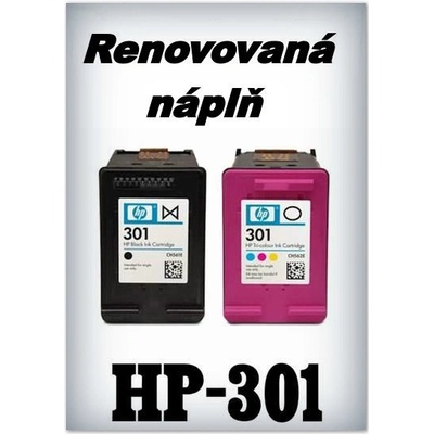 HP 301 XL barevná - renovované – Zboží Mobilmania