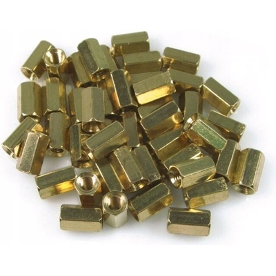 Mosazné distanční podložky Auden M3 8mm, 20 kusů