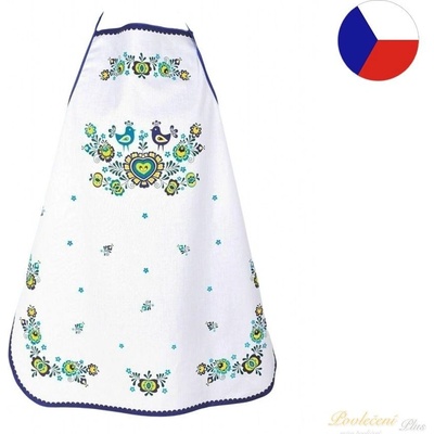 Forbyt zástěra FOLKLOR modrá – Sleviste.cz