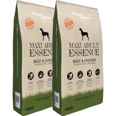 vidaXL Maxi Adult Essence Beef & Chicken 30 kg